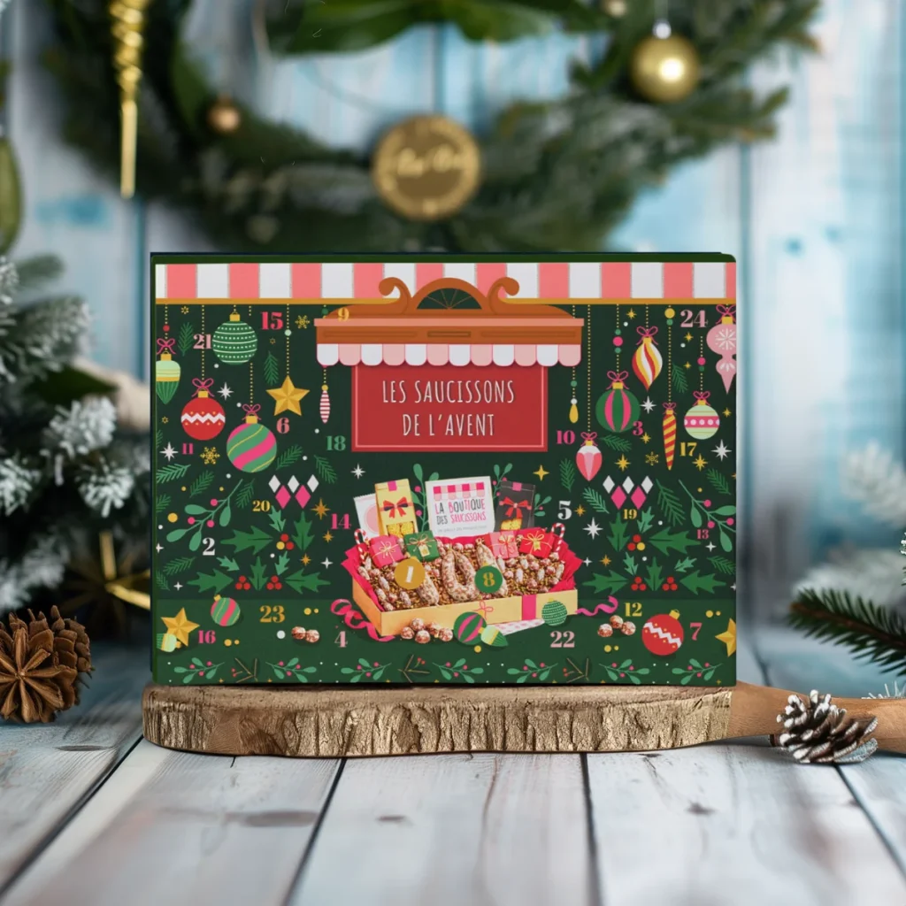 Calendrier avent saucisson La Boutique des Saucissons