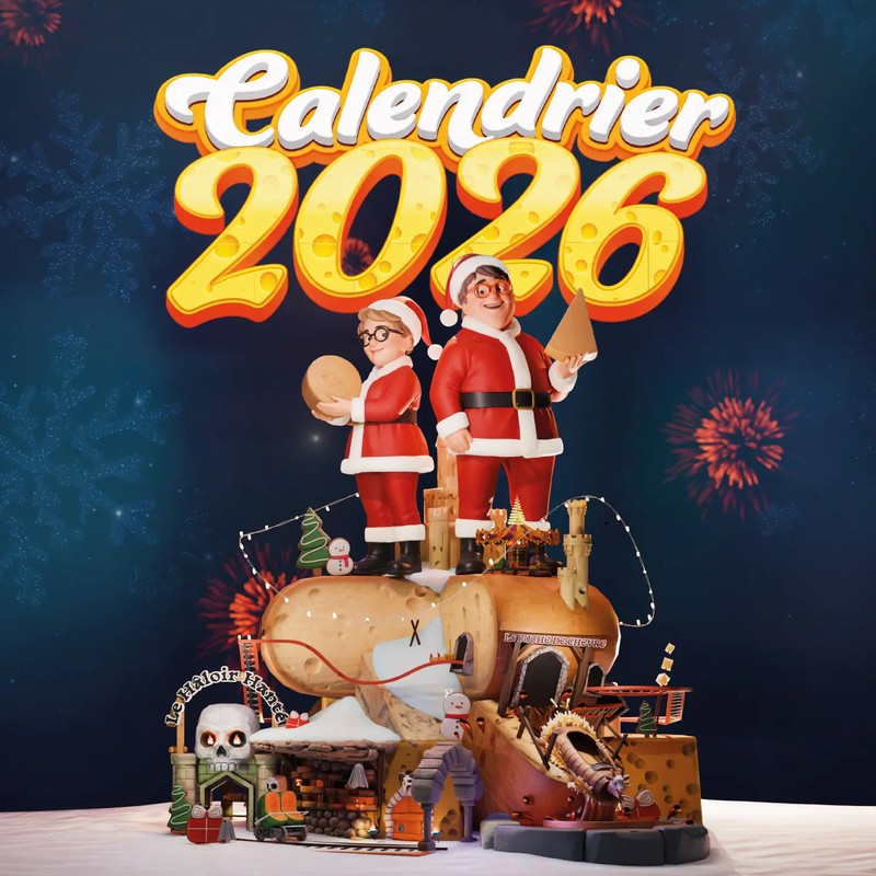 Calendrier avent fromage Lorho