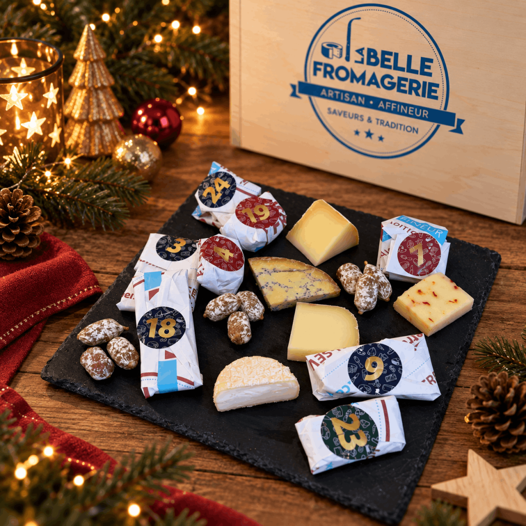 Calendrier de l'Avent Saucisson & Vin de La Belle FroMAGERIE