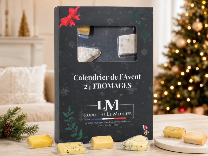 Calendrier avent fromage Rodolphe Le Meunier